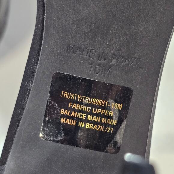 Steve Madden Trusty Sandal in Black - Picture 7 of 9